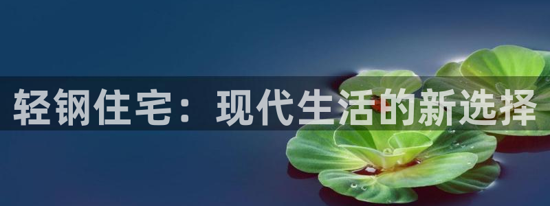 先锋娱乐电话：轻钢住宅：现代生活的新选择