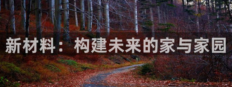 先锋娱乐公司：新材料：构建未来的家与家园