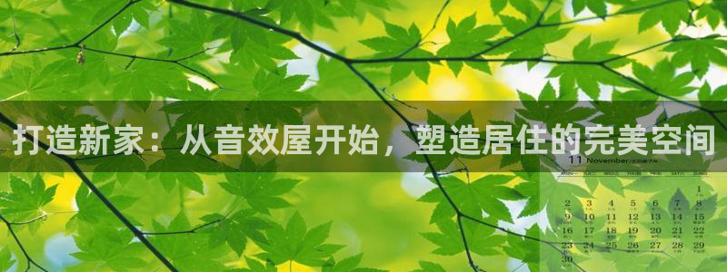 先锋娱乐币：打造新家：从音效屋开始，塑造居住的完美空间