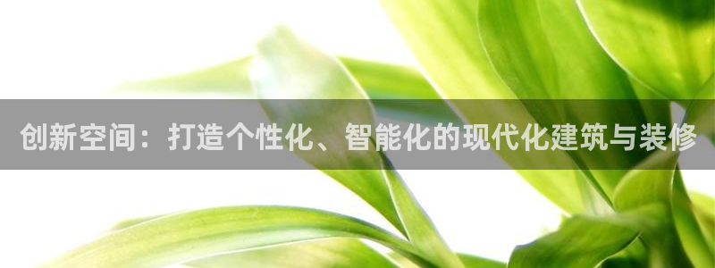 先锋娱乐客服：创新空间：打造个性化、智能化的现代化建筑与装修