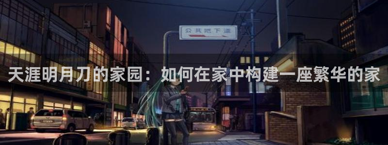 先锋娱乐理财logo：天涯明月刀的家园：如何在家中构建一座繁华的家