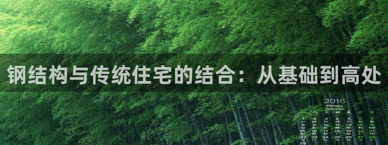 娱乐先锋捕鱼客服：钢结构与传统住宅的结合：从基础到高处