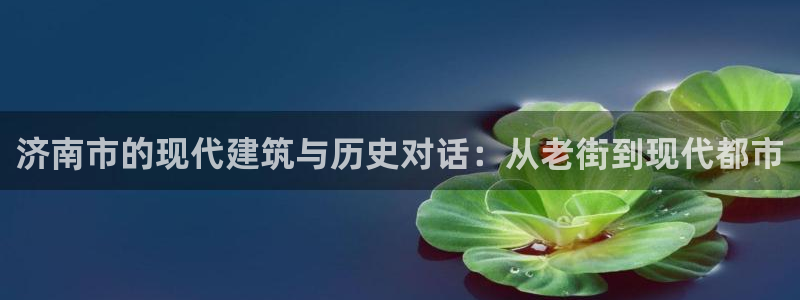 先锋国际娱乐：济南市的现代建筑与历史对话：从老街到现代都市