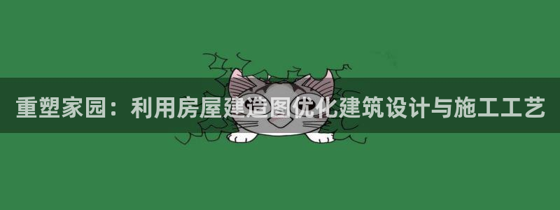 先锋互动娱乐：重塑家园：利用房屋建造图优化建筑设计与施工工艺